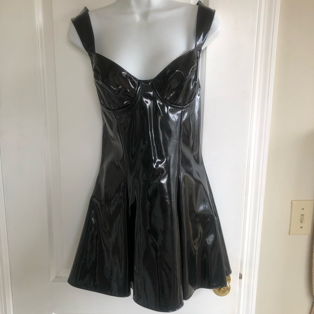 Sexy fetish Vinyl dress